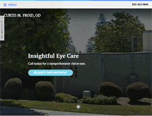 Tablet Screenshot of drcurtismfroidod.com